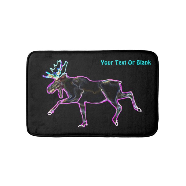 Electric Moose Bath Mat (Front)