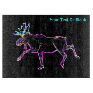 Electric Moose Cutting Board