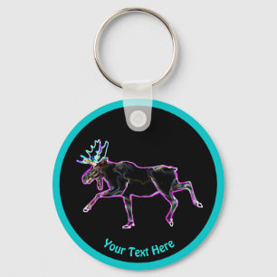 Electric Moose Keychain