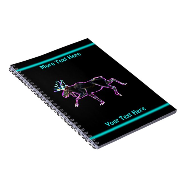 Electric Moose Notebook (Right Side)