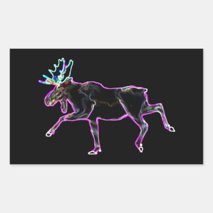 Electric Moose Sticker