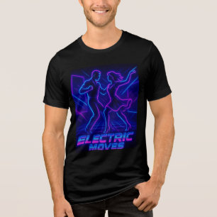 ELECTRIC MOVES NEON NIGHTS SALSA Tri-Blend SHIRT
