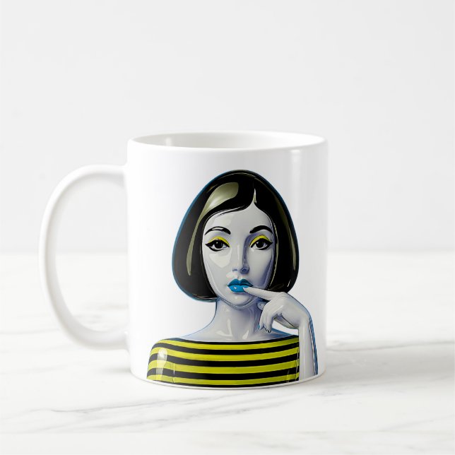 Electric Muse Coffee Mug (Left)