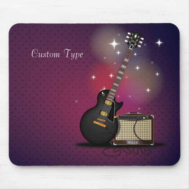 Electric n' Amp Classic Mouse Pad (Front)