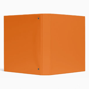 Electric Orange Solid Colour Binder