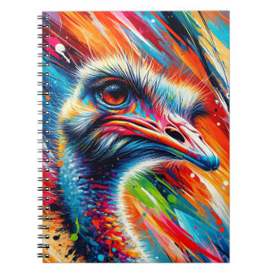 Electric Ostrich Motion Notebook