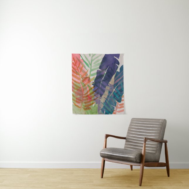 Electric Palms Tapestry (In Situ)