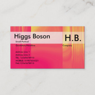 Electric Peach Business Card