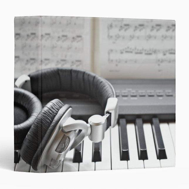 Electric Piano Keyboard Binder (Front/Spine)