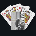 Electric Piano Keyboard Playing Cards<br><div class="desc">headphones on electronic piano keyboard | Wilfried Krecichwost | AssetID: 137421730</div>