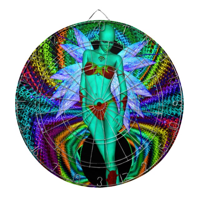 Electric Pixie Dartboard (Front)