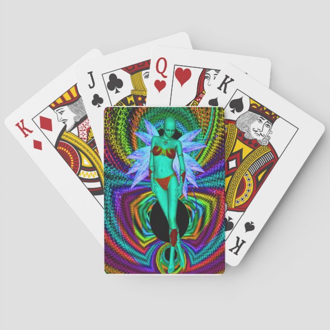 Electric Pixie Playing Cards (Back)
