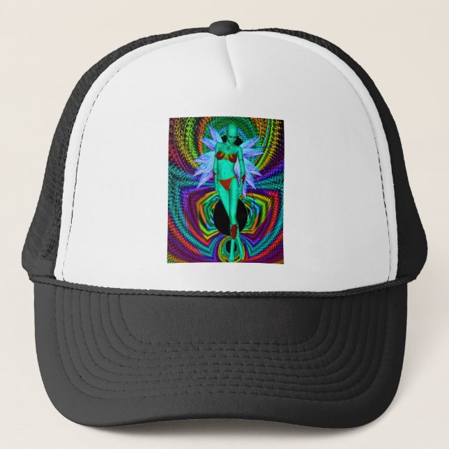 Electric Pixie Trucker Hat (Front)