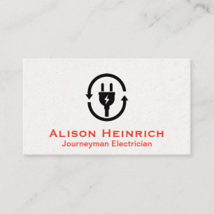 Electric Plug Business Card