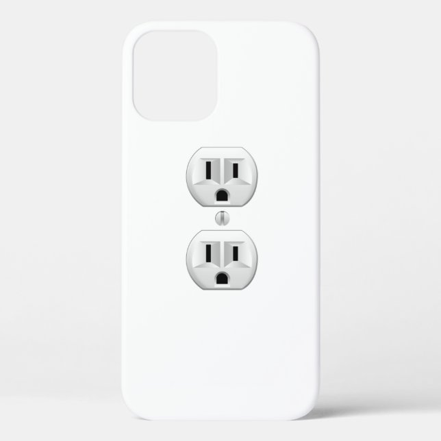 Electric Plug Wall Outlet Fun Customize Colour Case-Mate iPhone Case (Back)