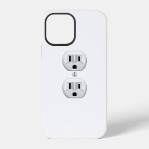 Electric Plug Wall Outlet Fun Customize Colour iPhone 12 Case