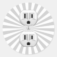 Electric Plug Wall Outlet Fun Customize This!