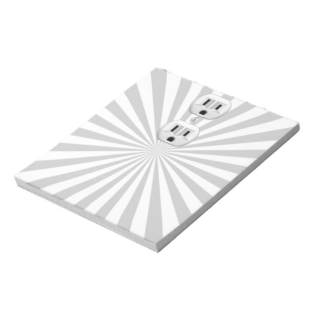 Electric Plug Wall Outlet Fun Customize This! Notepad (Rotated)