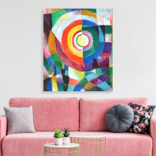 Electric Prisms No. 41 Sonia Delaunay Canvas Print