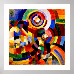 Electric Prisms - Vintage Abstract Art by Delaunay Poster