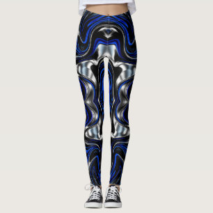 Electric Pulse Abstract  Leggings