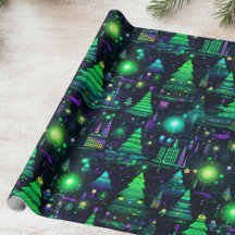 Electric Purple Christmas Tree