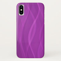 Electric purple ripple abstract iphone case