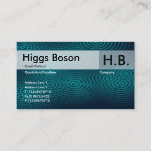 Electric Rain - Green - Customized Business Card
