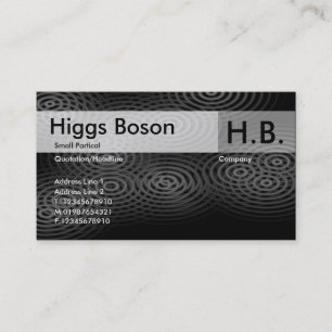 Electric Rain - Grey - Customized Business Card