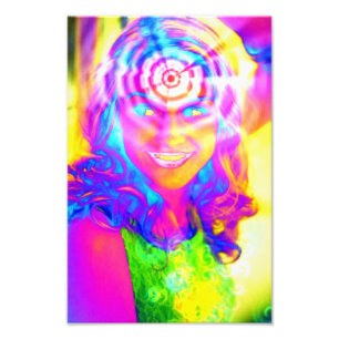 Electric Rainbow Photo Print