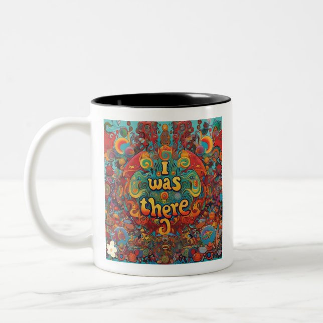“Electric Rasta” Two-Tone Coffee Mug (Left)