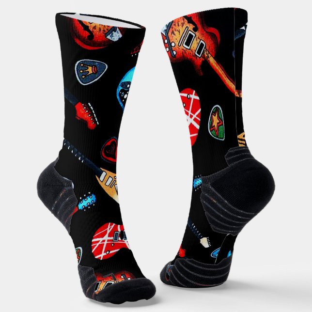 Electric Rock Guitars Socks (Angled)