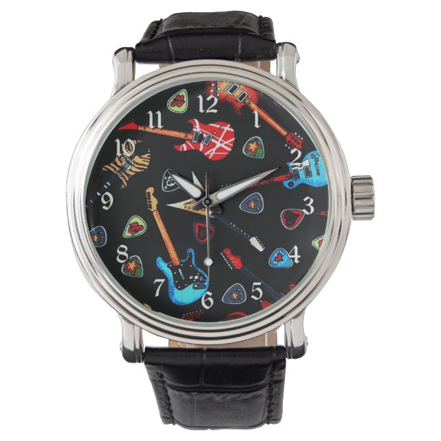 Electric Rock Guitars Watch (Front)