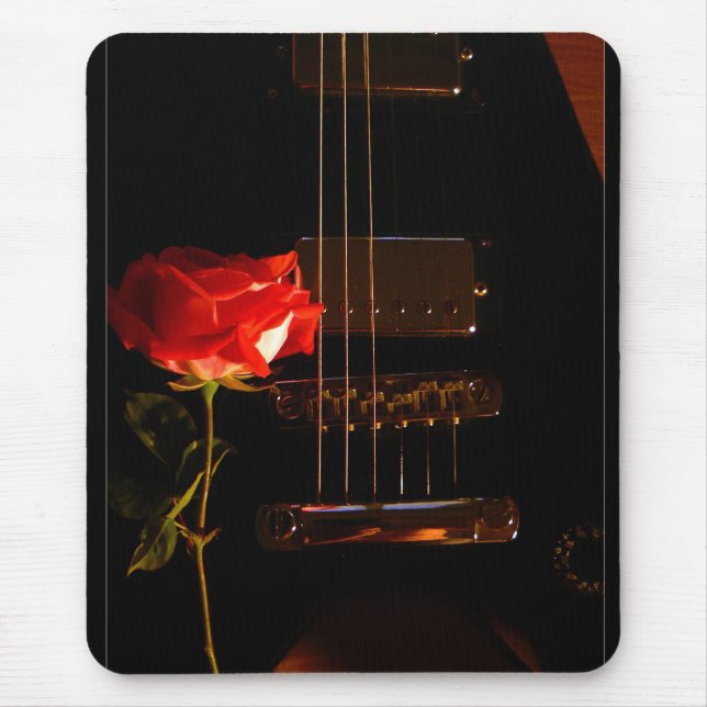 electric rose mouse pad (Front)