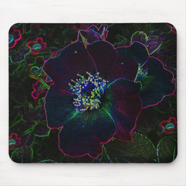 Electric Roses Mouse Pad (Front)