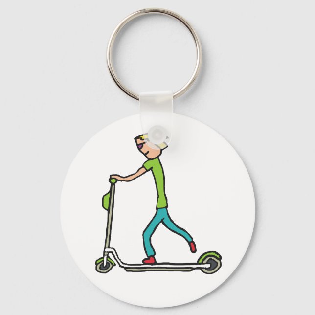 Electric Scooter Keychain (Front)