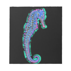 Electric Seahorse Notepad