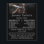 Electric Shave, Men's Barbers Advertising Flyer<br><div class="desc">Electric Shave,  Men's Barbers Advertising Flyers By The Business Card Store.</div>