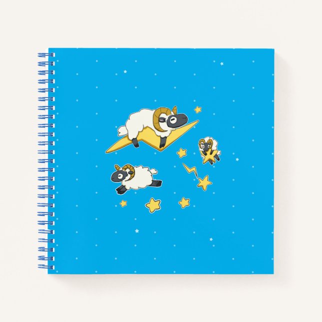 Electric Sheep Computer Science Pun - Extra RAM Notebook (Front)