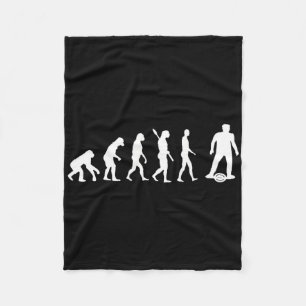 Electric Skateboard Evolution Monowheel Onewheel F Fleece Blanket