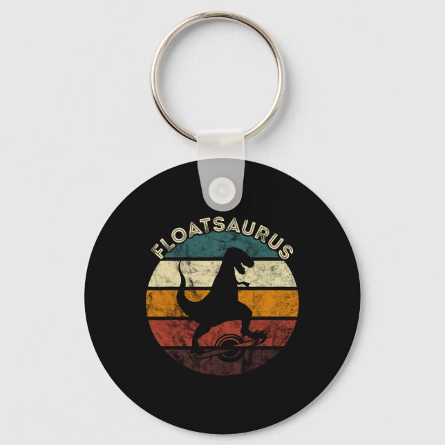 Electric Skateboard Skateboarding Onewheel Float T Keychain (Front)