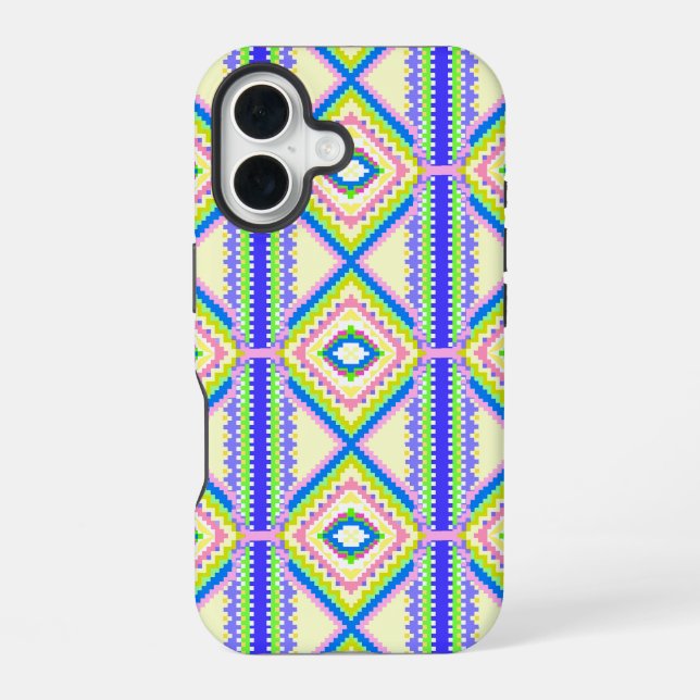 Electric Sky Weaver iPhone 16 Case (Back)