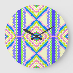 Electric Sky Weaver Large Clock