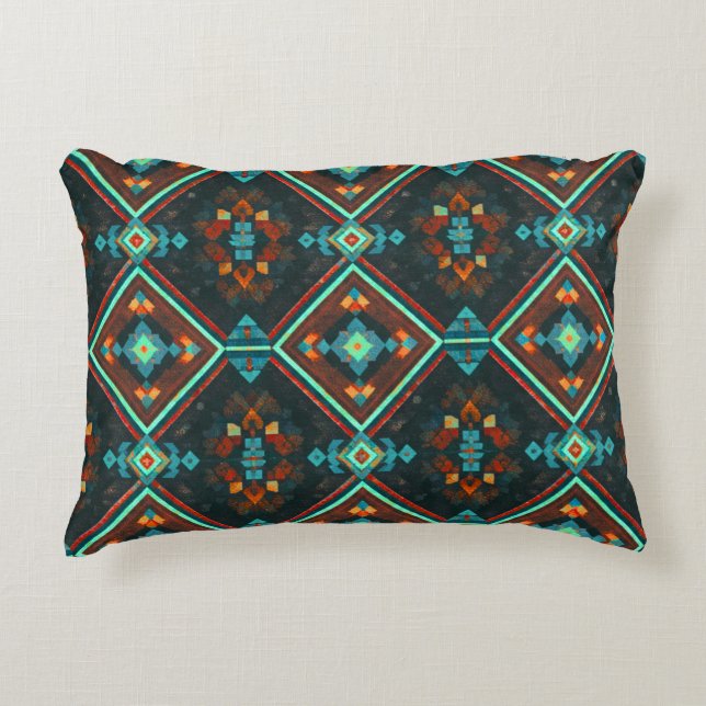 Electric Southwest  Accent Pillow (Front)