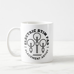 Electric stim pad placement artist coffee mug