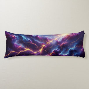Electric Storm - Lightning Streaks Body Pillow