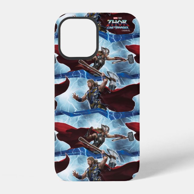 Electric Thor and Mighty Thor Pattern iPhone Case (Back)