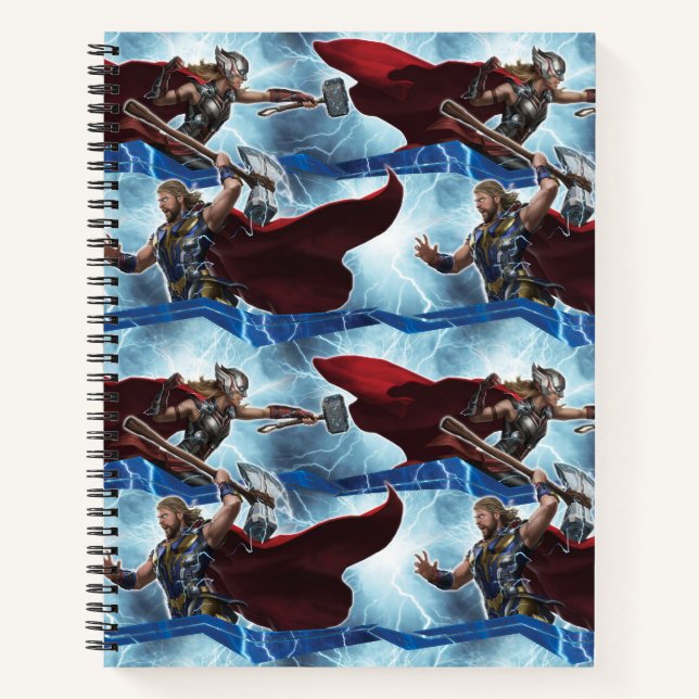 Electric Thor and Mighty Thor Pattern Notebook (Front)