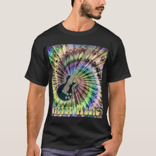 Electric Tie-Dye Swirl Guitar Magic Shirt