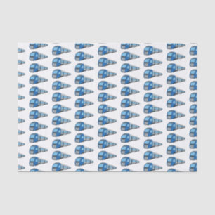 Electric train cartoon illustration tissue paper